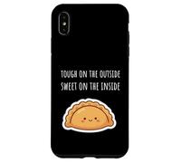 Carcasa para iPhone XS MAX Tough On The Outside Sweet On The Inside Empanada Amantes
