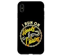 Carcasa para iPhone XS MAX Tow Truck Driver Wrecker I Run on Hooks & Chains