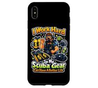 Carcasa para iPhone XS MAX Trabajo Duro para Que mi Equipo de Buceo Pueda Tener una Vida Mejor buceando