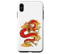 Carcasa para iPhone XS MAX Traditional Zodiac Lucky Red Oriental Chinese Dragon