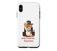 Carcasa para iPhone XS MAX Tráelo a casa Muchachos fútbol Bebiendo Cerveza