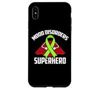 Carcasa para iPhone XS MAX Trastornos del Estado de ánimo Superhero Warrior Fighter Cinta Verde Lima