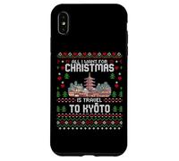 Carcasa para iPhone XS MAX Travel To Kyoto Japón Pagoda Christmas Ugly Xmas Sweater