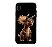 Carcasa para iPhone XS MAX Triceratops Dinosaurio I Love Dinosaurs Cute Triceratops