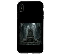 Carcasa para iPhone XS MAX Trono Gótico Arruinado Fantasía Oscuro Diseño Catedral