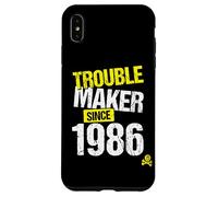 Carcasa para iPhone XS MAX Trouble Maker Desde 1986 - Año de Nacimiento de Broma sarcástica