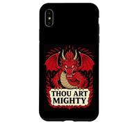 Carcasa para iPhone XS MAX Tú Eres Poderoso Dragón Rojo Proclamación