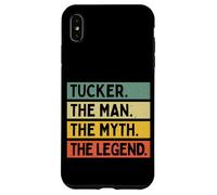 Carcasa para iPhone XS MAX Tucker The Man The Myth The Legend - Cita Personalizada Divertida