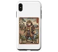 Carcasa para iPhone XS MAX Ukiyo-e Arte Japonés Shiba Inu Samurai
