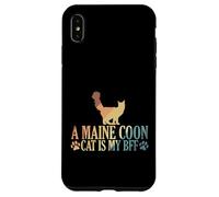 Carcasa para iPhone XS MAX Un Gato Maine Coon es mi Mascota de Gato BFF