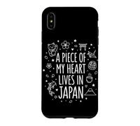 Carcasa para iPhone XS MAX Un Pedazo de mi corazón Vive en Japón Amante Viaje