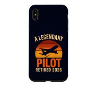 Carcasa para iPhone XS MAX Un piloto Legendario se jubiló 2026 Vintage Aviation Retirement