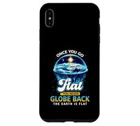 Carcasa para iPhone XS MAX Una Vez Que te vuelves Plano, Nunca vuelves a Globo, la Tierra es Plana