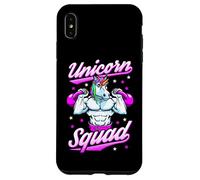 Carcasa para iPhone XS MAX Unicorn Squad - Pesas Rusas mágicas para Gimnasio