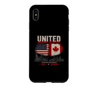 Carcasa para iPhone XS MAX Unidos más allá de Las fronteras Estados Unidos Canadá Dos Naciones