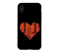 Carcasa para iPhone XS MAX US State City by The Bay Baseball Vintage Heart