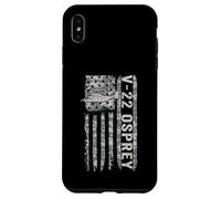 Carcasa para iPhone XS MAX V-22 Osprey Bandera Americana Helicóptero Militar Camo V22