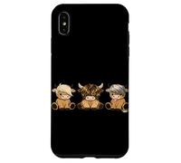 Carcasa para iPhone XS MAX Vaca de Las Tierras Altas Escocés Lindo Ganado Peludo Ganado Longhorn