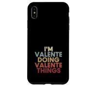 Carcasa para iPhone XS MAX Valente Name Valente Personalized Name First Given