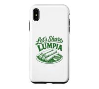 Carcasa para iPhone XS MAX Vamos a Compartir Lumpia Filipino Food Lover Vintage Graphic Art
