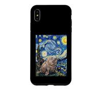Carcasa para iPhone XS MAX Van Gogh Starry Night Blob Fish Pintura Arte