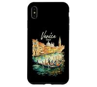 Carcasa para iPhone XS MAX Venecia Góndola Italia Viaje Souvenir Acuarela