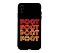 Carcasa para iPhone XS MAX Ventilador de Sonido Poot, Divertido y Lindo, Favorito de Weird Noise Word