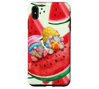 Carcasa para iPhone XS MAX Verano con mis gnomos sandía Retro Playa Verano