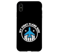 Carcasa para iPhone XS MAX Viaje de Vacaciones My First Airplane Ride Traveler Souvenir