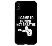 Carcasa para iPhone XS MAX Vine a Golpear, no Respirar, Humor de Boxeo