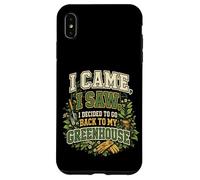 Carcasa para iPhone XS MAX Vine y Vi Decidí Volver a mi Patio Trasero de Invernadero