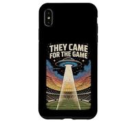 Carcasa para iPhone XS MAX Vinieron para El Juego UFO Football Alien Invasion Stadium