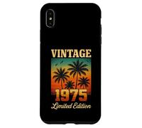 Carcasa para iPhone XS MAX Vintage 1975 Edición Limitada 51 Años Cumpleaños Retro Palma