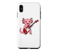 Carcasa para iPhone XS MAX Vintage Axolotl Punk Music Playing Guitar