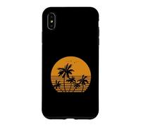 Carcasa para iPhone XS MAX Vintage Birds Sunset Beach Palm Trees