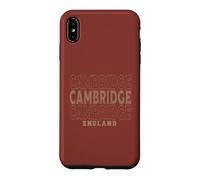 Carcasa para iPhone XS MAX Vintage Cambridge Inglaterra