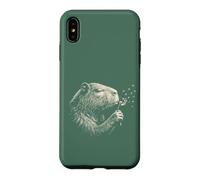 Carcasa para iPhone XS MAX Vintage Capybara Amantes Al Aire Libre Aventura Naturaleza Hombres Mujeres
