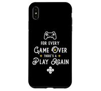 Carcasa para iPhone XS MAX Vintage de Jugador Divertido para Cada Juego Hay un Juego de Nuevo
