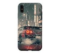 Carcasa para iPhone XS MAX Vintage Distress JDM Legends Drift Racing Cars Tokio Street