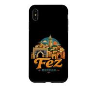 Carcasa para iPhone XS MAX Vintage Fez Marruecos Viaje Souvenir Monumento Regalo