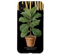 Carcasa para iPhone XS MAX Vintage Fiddle-Leaf Higuera Planta Mamá Naturaleza Flora Jardinero