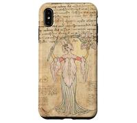 Carcasa para iPhone XS MAX Vintage Flower Fairy Illustration Cute Fairycore Aesthetic