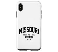 Carcasa para iPhone XS MAX Vintage Missouri Show Me State Athletic Desde 1821 Arch