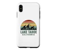 Carcasa para iPhone XS MAX Vintage Mountains Hiking Camping Lake Tahoe California