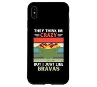 Carcasa para iPhone XS MAX Vintage Piensan Que Estoy Loco Pero Me Gusta Bravas Lover