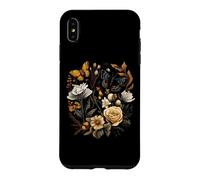 Carcasa para iPhone XS MAX Vintage Pressed Flowers Butterflies Floral Boho Wildflowers