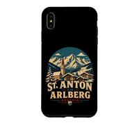 Carcasa para iPhone XS MAX Vintage San Antón Am Arlberg Austria Viaje Monumento Regalo