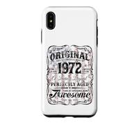 Carcasa para iPhone XS MAX Vintage USA Legend Born In 1972 The Original Birthday