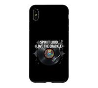 Carcasa para iPhone XS MAX Vinyl Record Collector Spin It Loud Love The Crackle