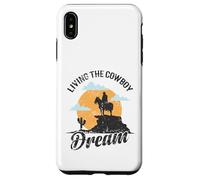 Carcasa para iPhone XS MAX Viviendo el Rodeo de sueños de Vaquero